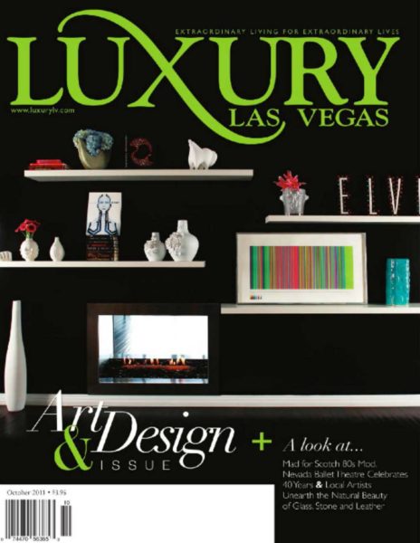 Luxury Magazine October 1st 2011 featuring Dorit Schwartz Sculptor