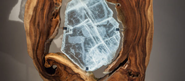 Sharing the Flame Crystal-Wood-Sculpture Dorit Schwartz blog