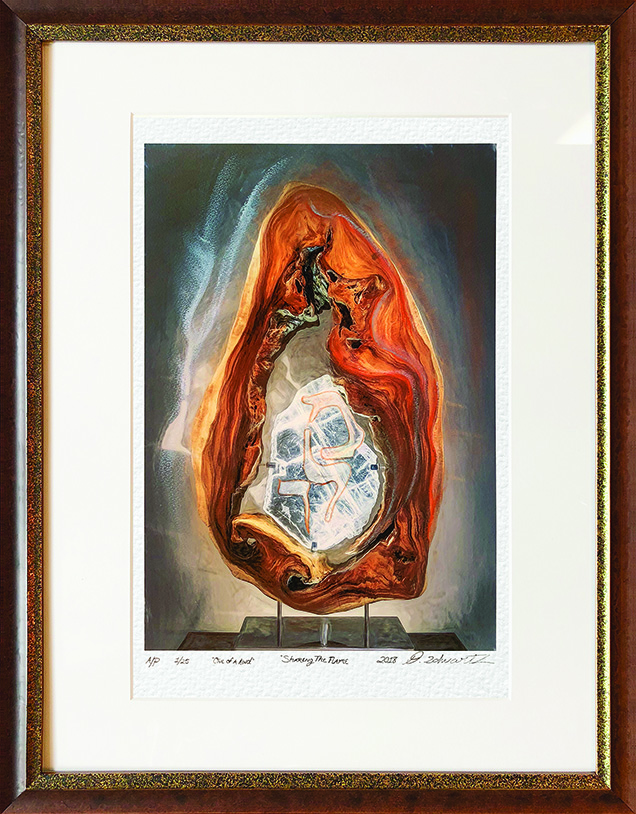 Sharing The Flame One of A Kind Collection Hand Enhanced Lithographs by Fine Artist Dorit Schwartz Numbered Limited Edition Japanese Series