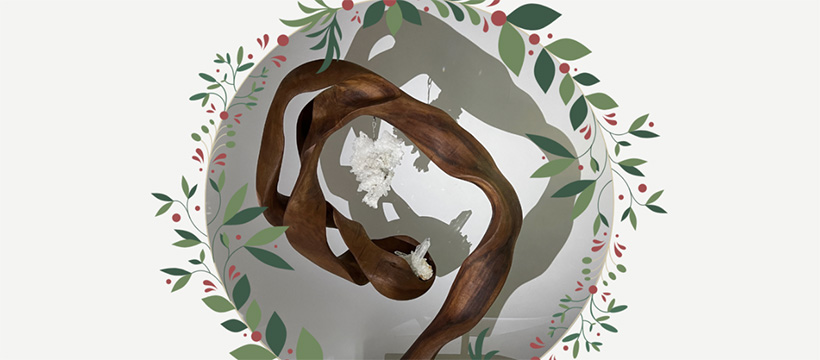 holiday wreath newsletter